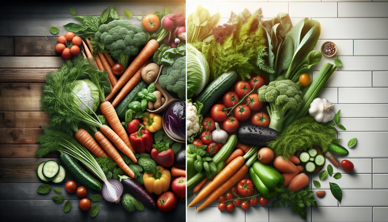 Forskjellen mellom økologisk og konvensjonell mat i hverdagen