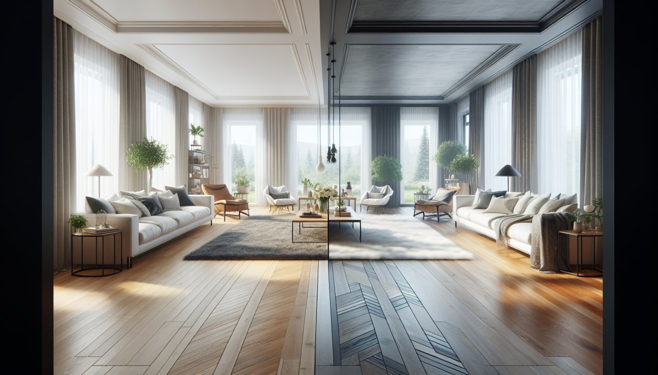 Forskjellen mellom tregulv og laminatgulv i norske hjem